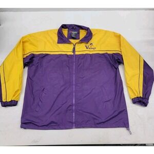 Vintage Kenpo Minnesota Vikings NFL Men's Purple Full-Zip Windbreaker Jacket 2XL